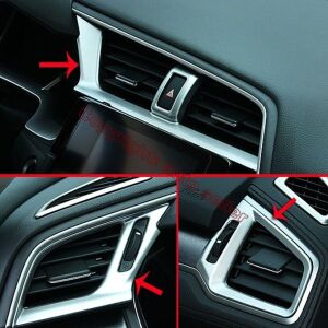 Honda Cıvıc FC5 Uyumlu Yedek Parça 2016-2020 Için Uyumlu Havalandırma Menfez Kaplama 3 Parça Silver