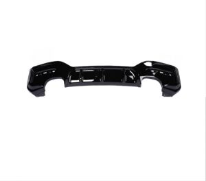 BMW 1 Serisi F20 2015-2018 Uyumlu Yedek Parça MT Tampon İçin Çift Çıkış Difüzör (Tekli Çıkış)