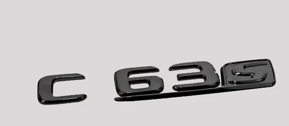 Mercedes C63S Uyumlu Yedek Parça Siyah Bagaj Logosu