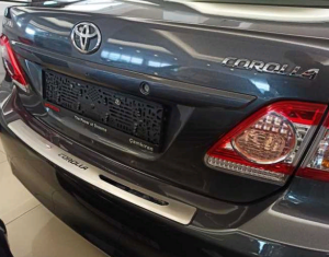 Toyota Corolla 2013-2016 Uyumlu Yedek Parça Arka Tampon Üst Kaplama Kalın Model