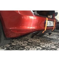 Volkswagen Golf Mk7 2012 2017 Difüzör GTI St Sağ+Sol-Tekli Çıkış P Black