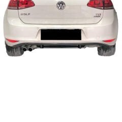 Volkswagen Golf Mk7 R Difüzör Sağ+Sol-Çiftli Çıkış P Black