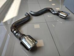 Honda Civic FC5 2016-2020 İçin Uyumlu Difüzör Çift Çıkış İçin Egzoz Seti