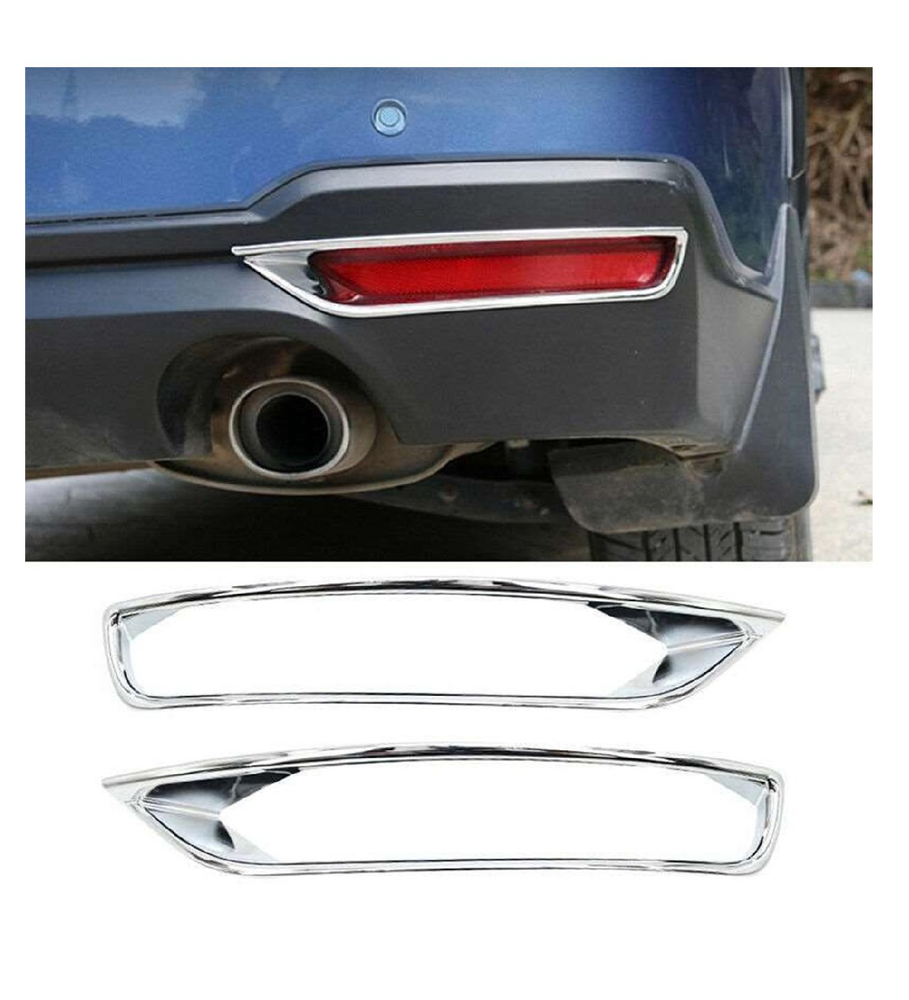 Subaru Forester Uyumlu 2013 2018 Arka Reflektör Çerçevesi Krom Parça