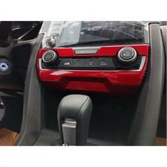 Honda Civic Fc5 2016-2020 Klima Panel Kaplama - Kırmızı