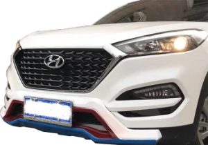 Hyundai Tucson 2015-2018 Uyumlu Yedek Parça Krom Çerçeveli Ön Panjur