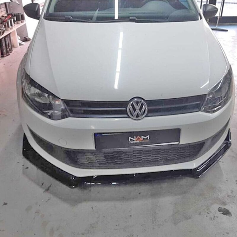 Volkswagen Polo Mk5 2009 2017 Basic Ön Lip P Black