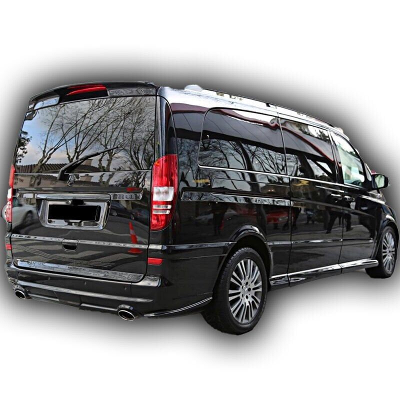 Mercedes Viano 2010 - 2014 Uyumlu Yedek Parça Arka Tampon Eki Boyasız