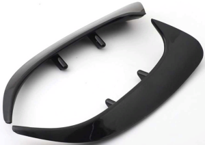 Mercedes W177 A Serisi Sedan 2019+ Uyumlu Yedek Parça Arka Tampon Bıçakları - 2 Parça - Piano Black