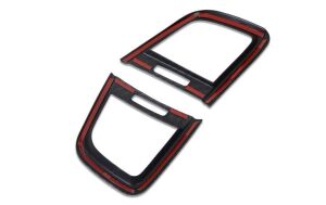 Honda CR-V 2017+ Uyumlu Yedek Parça Karbon Menfez Kaplama 2 Parça