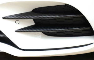 Mercedes W177 A Serisi 2019+ Uyumlu Yedek Parça Ön Tampon Bıçakları - 4 Parça - Karbon