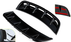 Mercedes W177 A Serisi 2019+ Uyumlu Yedek Parça Ön Tampon Izgarası (vent) - Piano Black