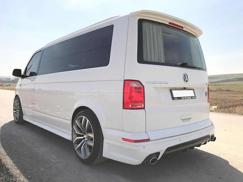 Volkswagen Transporter T7 Arka Tampon Eki Fiber Boyasız