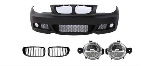Bmw 1 Serisi E87 07-11 Ön Tampon & Panjur Seti (Sis Dahil)
