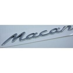 Porsche Macan Uyumlu Oem Bagaj Logosu Krom (AL-7)