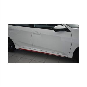 Honda Civic Fc5 2016-2020 Uyumlu Yedek Parça Marşpiyel Çıtası Kırmızı