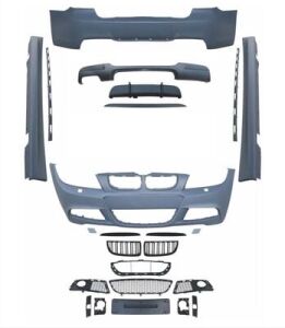 3 Serisi E90 2007-2011 İçin Uyumlu Lci M-Tech Bady Kit (Ön-Arka-Yan-Panjur)