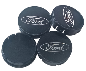 Ford Geçmeli Siyah 55/58 mm Uyumlu Yedek Parça Jant Göbeği
