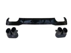 Audi A7 2018-2021 Uyumlu S7 Difüzör ve Egzoz Seti S-Line Uyumlu