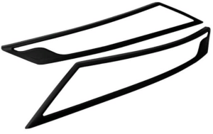 Mitsubishi L200 2019+ Far Çerçevesi Kaplama - Siyah