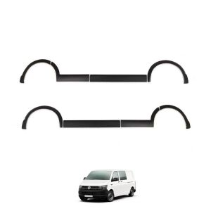 Volkswagen Transporter T5 Uyumlu Yedek Parça Kısa Şasi 2015- 2020 Çamurluk ve Kapı Dodikleri Set 11 Parça Çift Sürgü