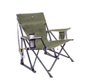 Amortisörlü Katlanır Kamp Sandalyesi Gri