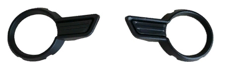 Toyota Hilux Revo 2016-2019 Uyumlu Yedek Parça Ön Sis Kaplama Siyah