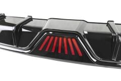 Honda Civic 2022 4 Egzoz Difüzör Ledli