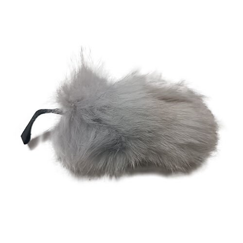 Tilki Kuyruğu Kürk Anahtarlık Gerçek