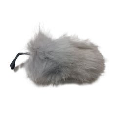 Tilki Kuyruğu Kürk Anahtarlık Gerçek