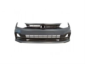 Volkswagen Polo 2018+ İçin Uyumlu Yedek Parça MK6 R Line Ön Tampon Ve Panjur Seti