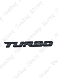 Turbo Bagaj Logosu Siyah