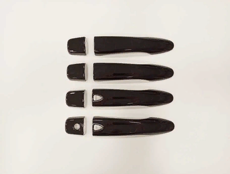 Nissan Qashqai 2014-2020 Uyumlu Yedek Parça Kapı Kolu Kaplama - Piano Black