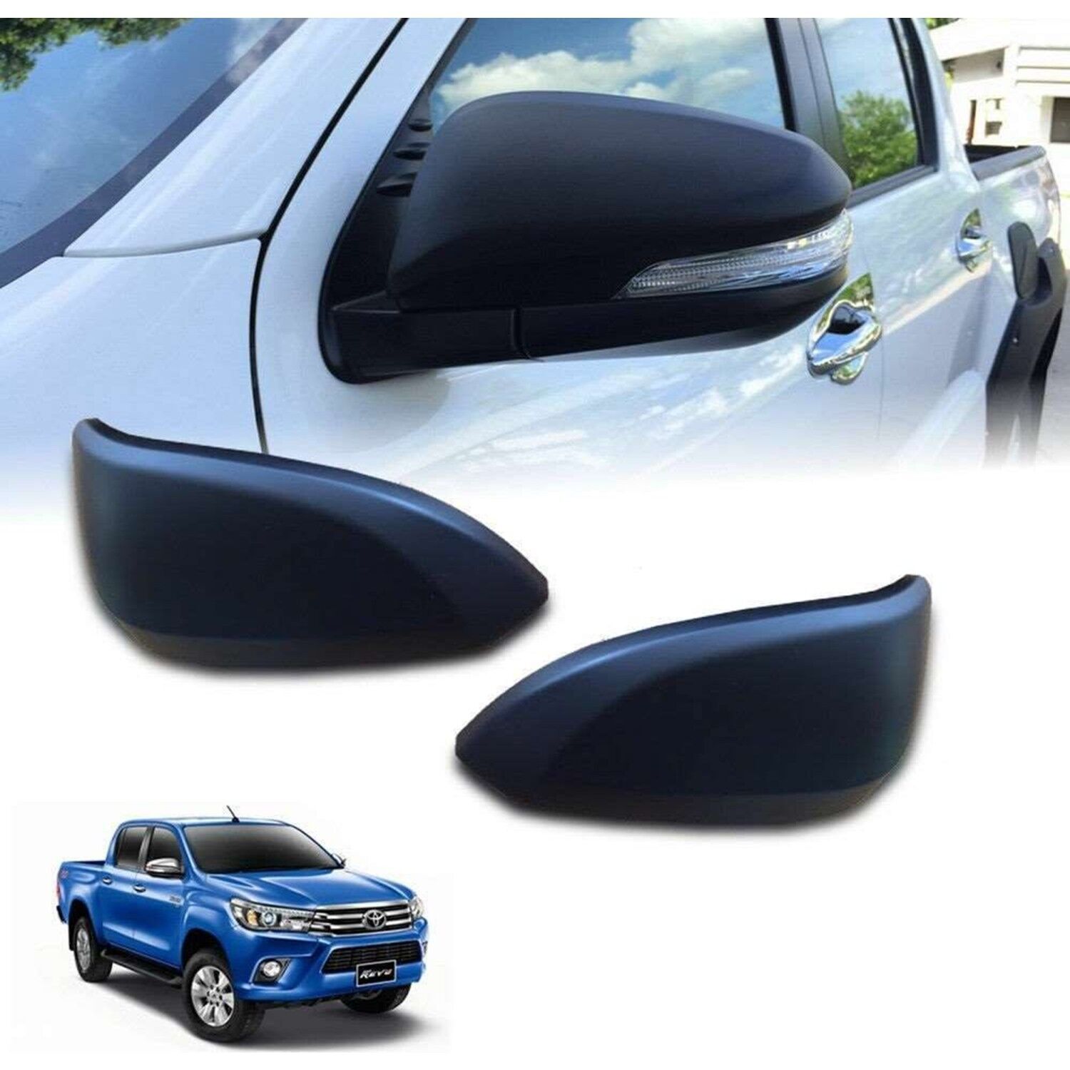 Toyota Rav 4 2014-2018 Uyumlu Yedek Parça Ayna Kapağı Abs Siyah