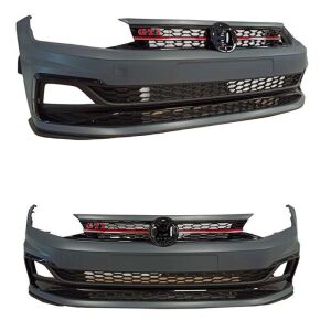 Volkswagen Polo Uyumlu Yedek Parça 2018+ Mk6 Gti Ön Tampon ve Panjur Seti