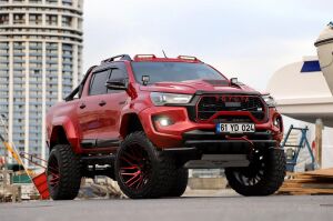 İsuzu D-Max 2017+ Sonrası Siyah Shark Ön Koruma AQM PST24