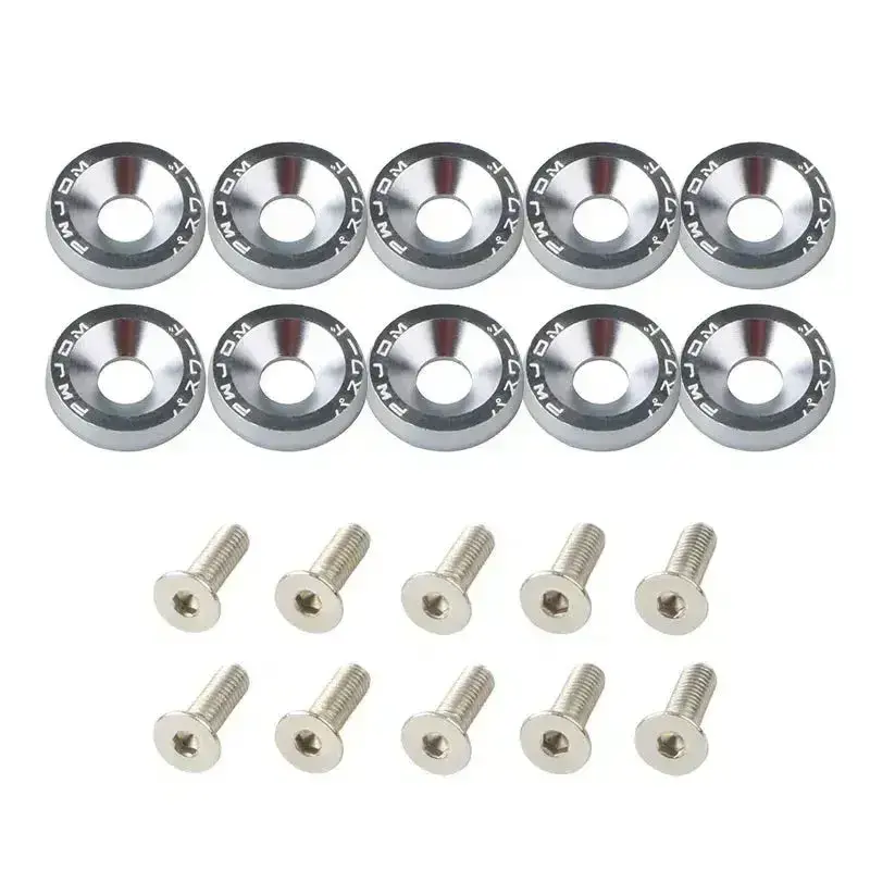 Silver Renkli Jdm Vida Pul Seti 10 Adet