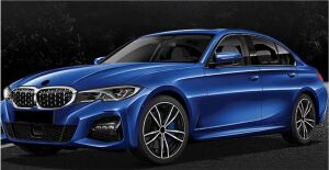 Bmw G20 2019+ Diamond Böbrek Panjur Krom Çerçeve