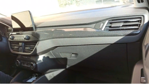 Ford Focus Uyumlu Yedek Parça   2019+ Konsol Çıtası - Karbon (abs)