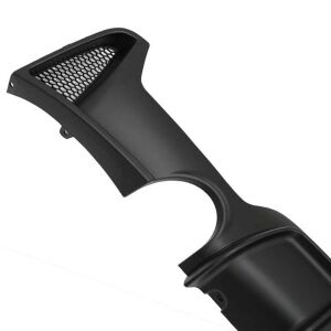 BMW 4 Serisi F32-F36 2014-2020 Uyumlu Yedek Parça M Difüzör Çift Çıkış İnce Piano Black