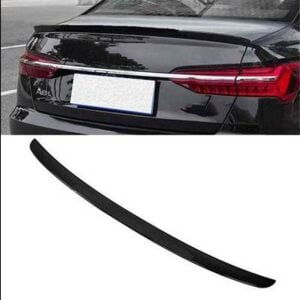 Audi A6 2019  Uyumlu Yedek Parça Spoiler Boyalı Fiber