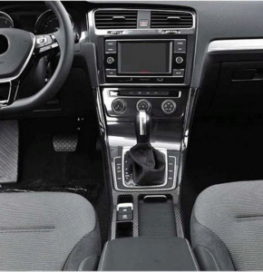Volkswagen Golf 7 - 7,5 Orta Konsol Kaplama - Karbon
