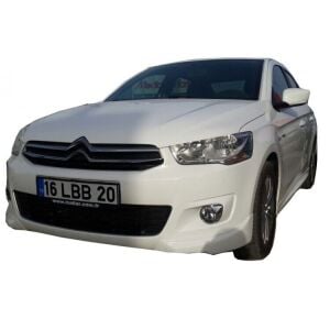 Citroen C-Elysee Uyumlu Yedek Parça  2012 - 2016 Ön Tampon Flap Plastik Boyasız