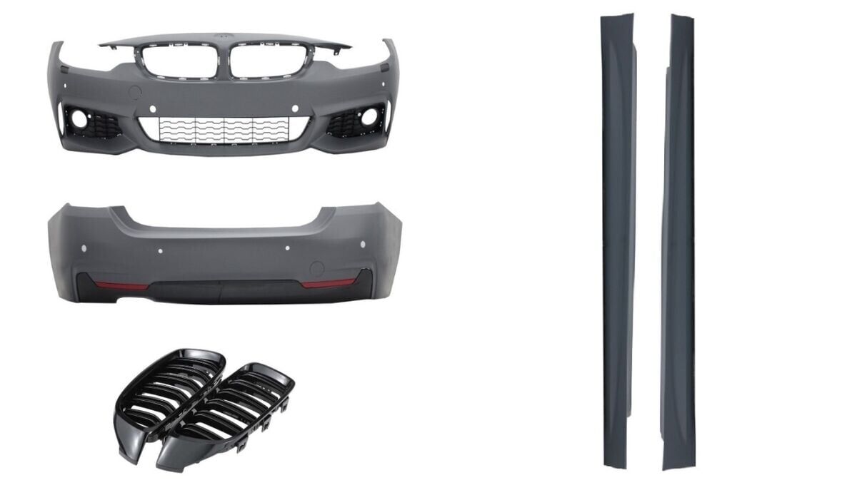 Bmw 4 Serisi F36 2015-2019 Uyumlu Yedek Parça M Technic Body Kit ( Ön Arka -Yan Ekler-Böbrek)