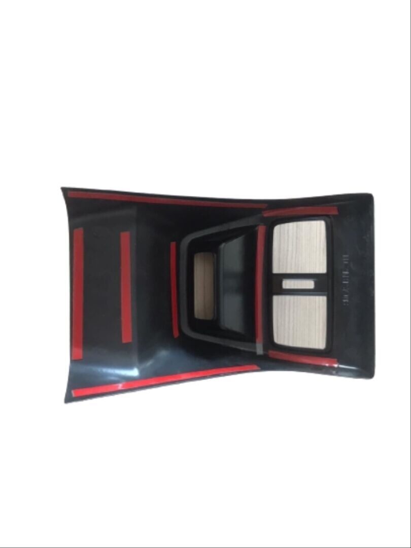 Honda Cıvıc FE1 2022 Için Uyumlu Arka Klima Panel Kaplama- Pıano Black