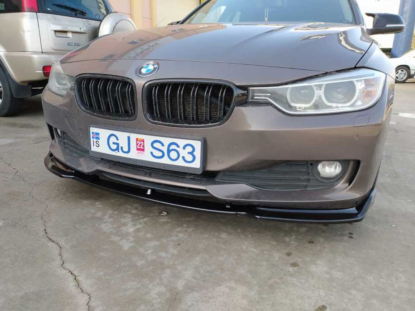 Bmw 3 Serisi F30 2012-2018 Luxury Ön Lip - Piano Black