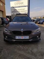 Bmw 3 Serisi F30 2012-2018 Luxury Ön Lip - Piano Black