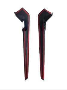 Honda Cıvıc  FE1 2022 Için Uyumlu  Vites Kenar Kaplama2 Parça - Pıano Black