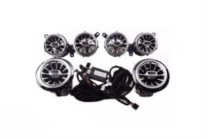 Mercedes W213 E Serisi 2016-2017 Uyumlu Yedek Parça 64 Renk Ön Havalandırma Menfez Seti Ambiyans Set