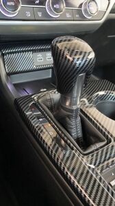 Honda Cıvıc FE1 2022 Için Uyumlu Vıtes Topuzu Kaplama- Karbon